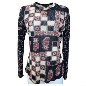 Karen Kane Instyle. Sheer blouse in XL